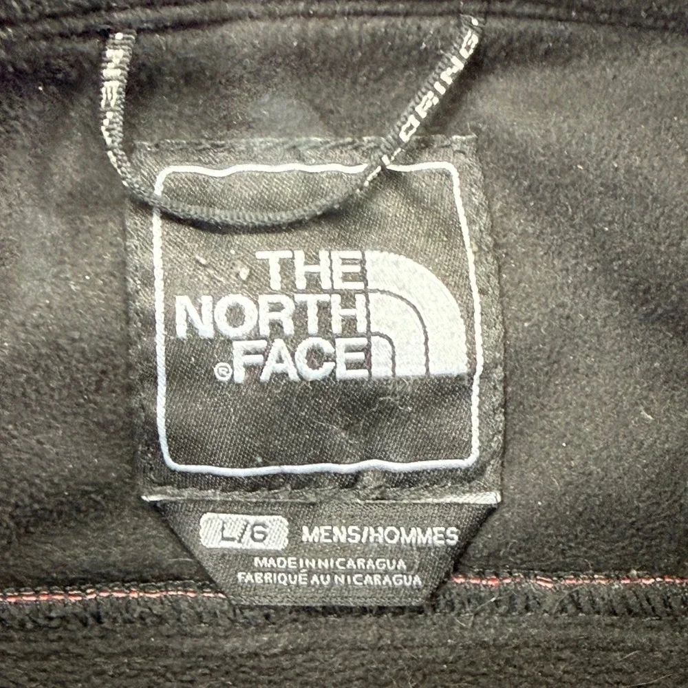 The North Face Mens Apex Bionic Softshell Jacket Red Black Full Zip Large